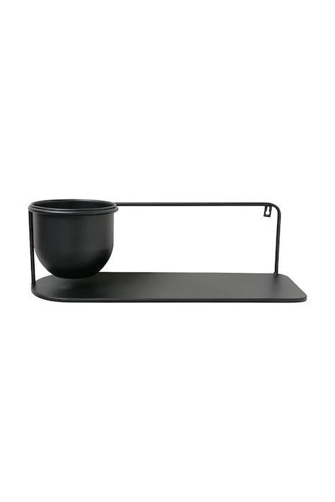 Boltze scaffale a parete Pluto colore nero