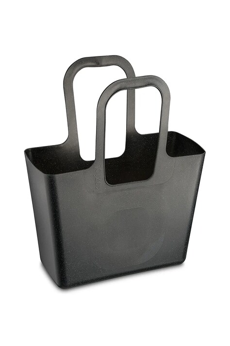 Nákupná taška Koziol čierna farba