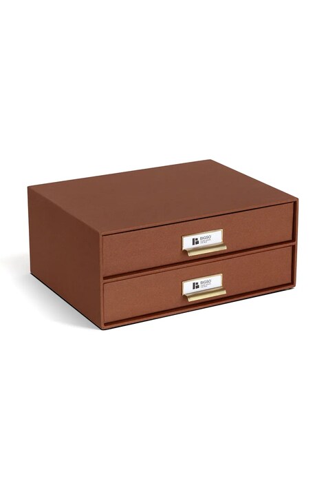 Bigso Box of Sweden organizator de birou culoarea maro