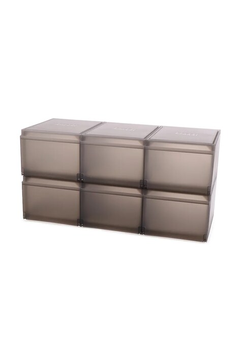 Набір коробок для зберігання взуття Joseph Joseph Shoe Storage Box 6-pack колір сірий