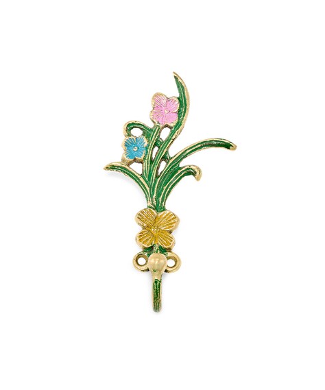 Doing Goods umeraș de perete Ivy Hook culoarea galben