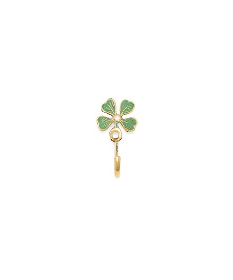 Doing Goods wieszak ścienny Lucky Clover Hook Mini kolor żółty