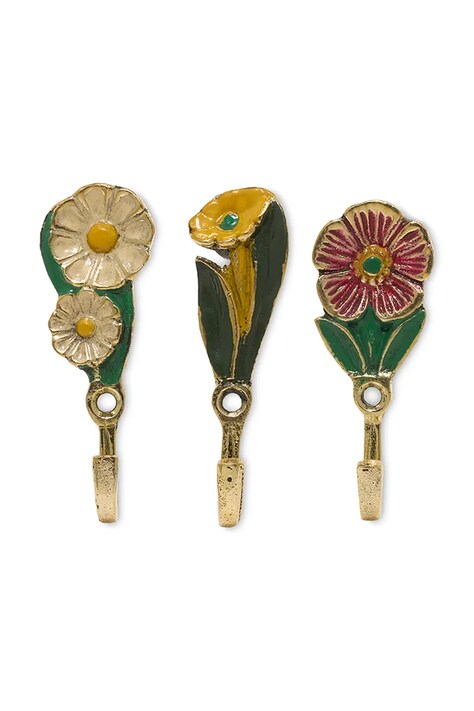 Doing Goods set de cârlige Posy 7 cm 3-pack