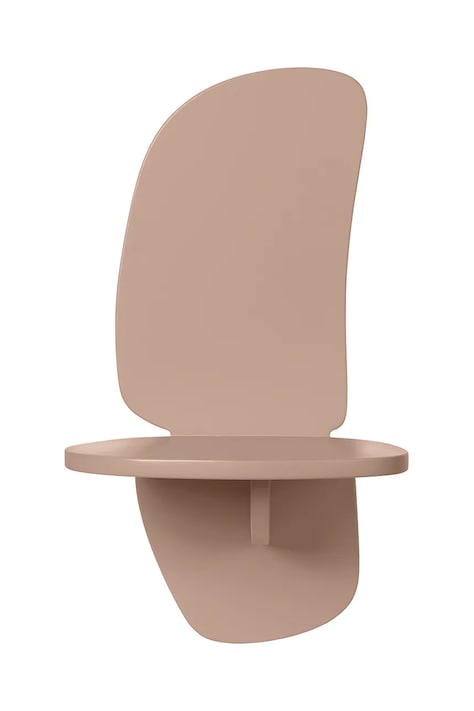 Κρεμαστό ράφι ferm LIVING Pilu Shelf 40 cm χρώμα: ροζ