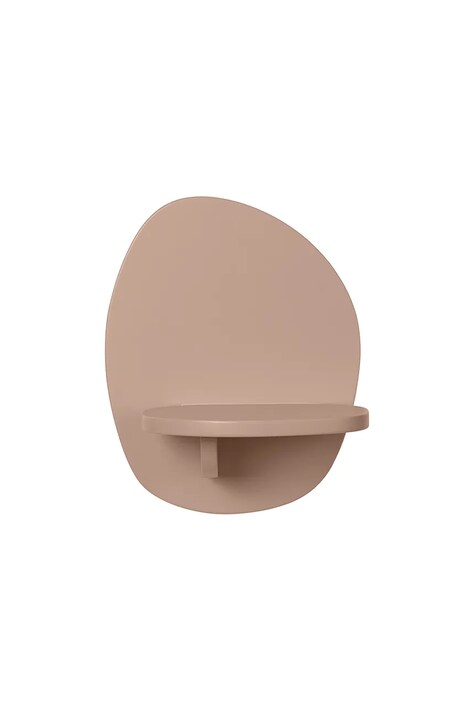 ferm LIVING półka ścienna Pilu 25 cm kolor różowy