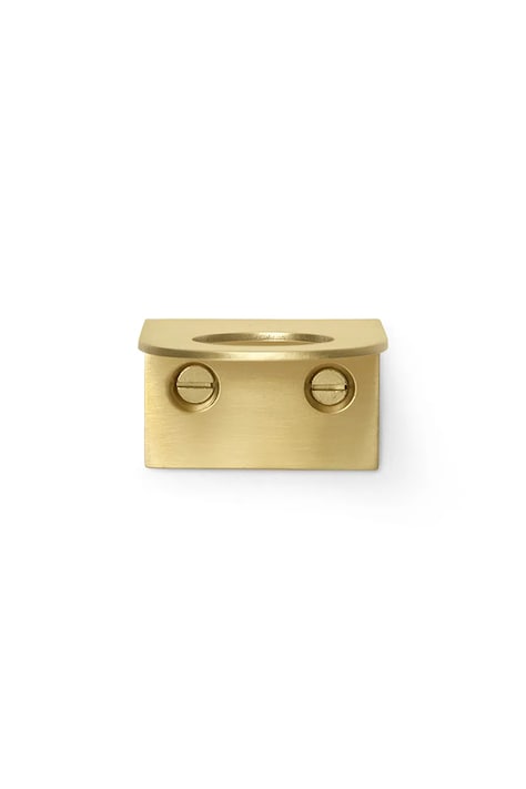 Nástenný vešiak ferm LIVING Basho Wall Hanger žltá farba