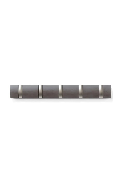 Umbra cuier de perete Flip 5 Hook culoarea maro