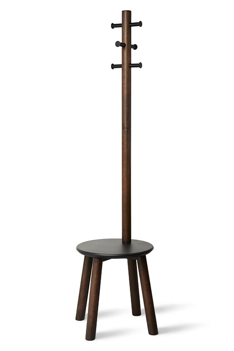 Вешалка для верхней одежды Umbra Pillar Stool and Coat Rack цвет коричневый