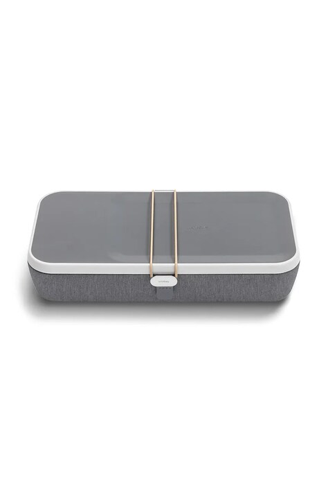 Orbitkey przenośny organizer biurowy z funkcją ładowania bezprzewodowego Nest v2 24 x 12 x 5 cm kolor szary