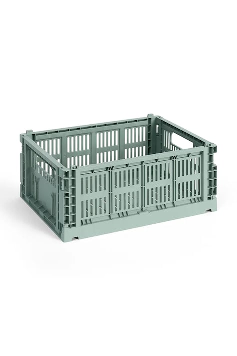 Коробка для зберігання HAY Colour Crate M / 14 x 26,5 x 34,5 cm колір зелений