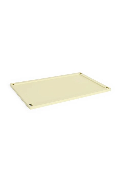 Víko krabice HAY Colour Crate L / 35,5 x 54,5 cm žlutá barva