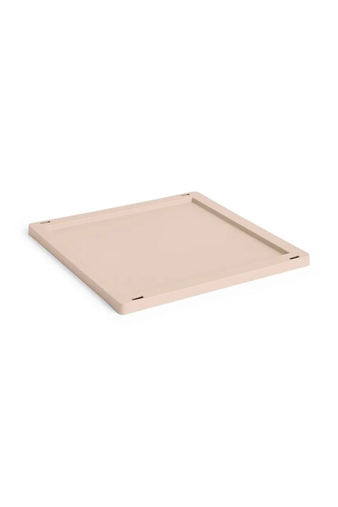 Víko krabice HAY Colour Crate M / 27 x 35 cm růžová barva