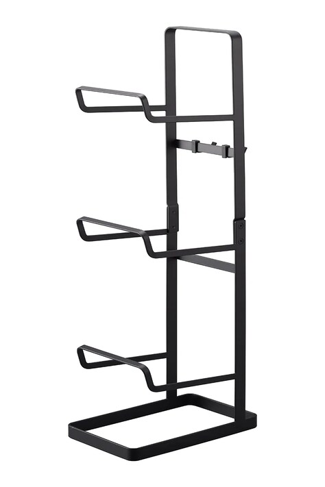 Yamazaki fitneszeszköz állvány Tower 15 x 24 x 65,5 cm fekete