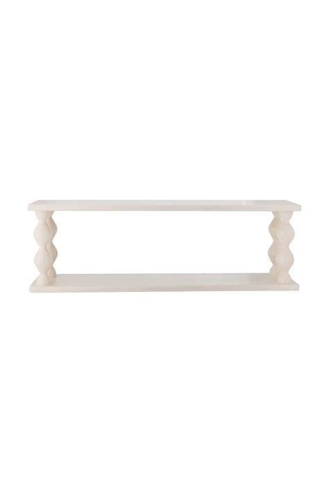 Κρεμαστό ράφι Bloomingville Salino 80 x 26 x 20 cm χρώμα: άσπρο