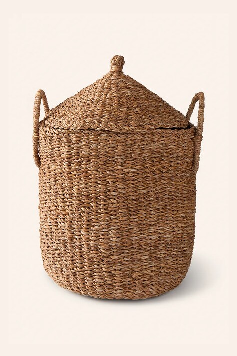 Calma House kosz do przechowywania Braid 45 x 32 cm kolor pomarańczowy