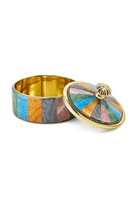 Doing Goods pojemnik z pokrywką Piper Circus 6 x 7 x 7 cm kolor multicolor