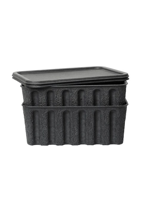 ferm LIVING pudełko do przechowywania Paper Pulp Box L/30 x 15 cm 2-pack kolor szary