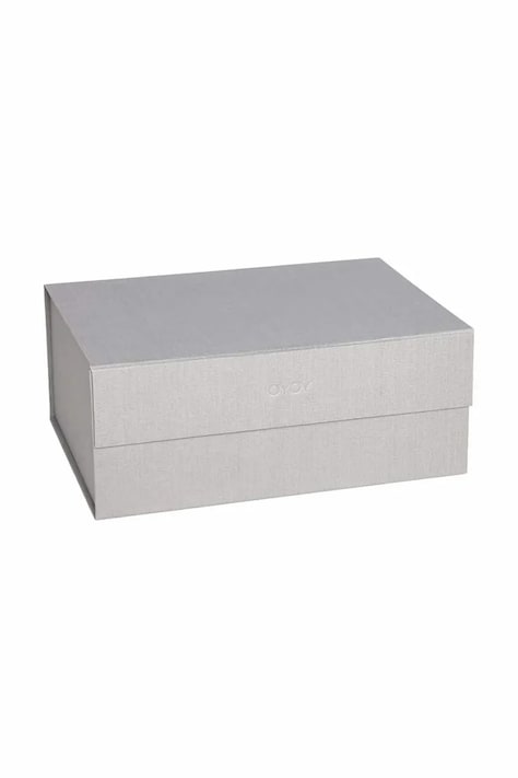 OYOY pudełko do przechowywania Hako A4 kolor szary