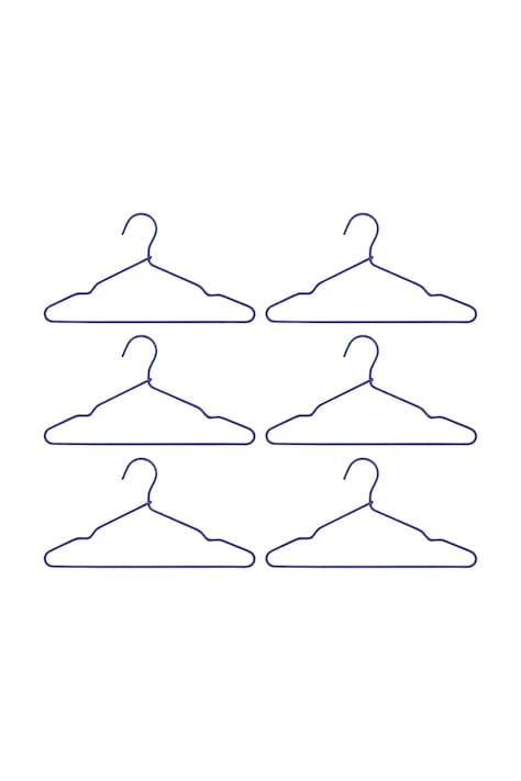 House Doctor zestaw wieszaków na ubrania HDWire 6-pack kolor niebieski