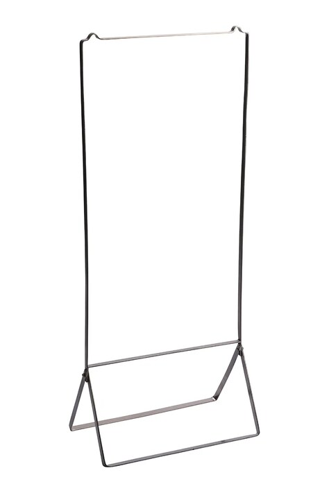 Madam Stoltz wieszak na ubrania 51 x 25 x 122 cm kolor szary