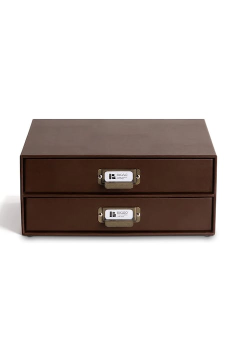 Органайзер за бюро Bigso Box of Sweden Birger 33 x 25,5 x 14,5 cm в кафяво 9431R3073-99