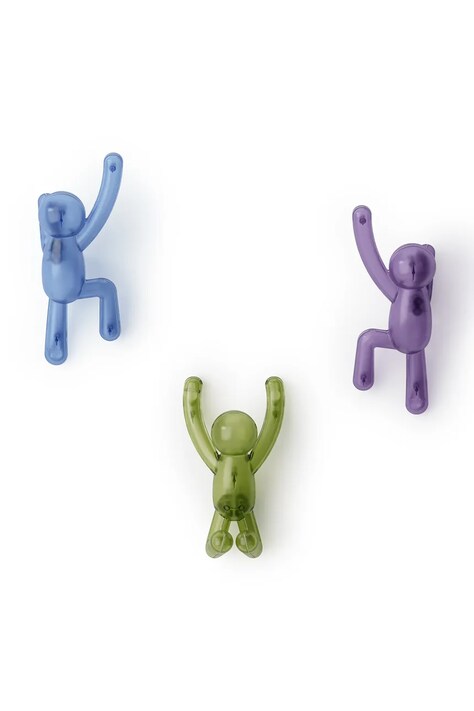 Umbra zestaw haczyków Buddy 18 x 8 x 7 cm 3-pack kolor multicolor 1023674-1341
