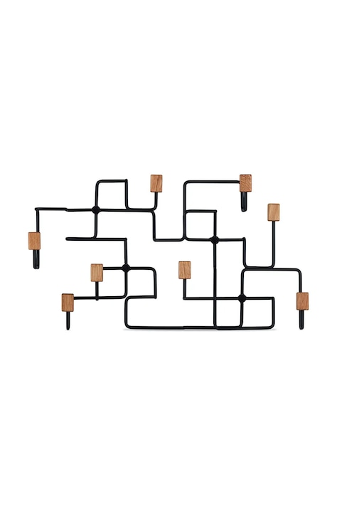 Gejst wieszak ścienny Underground 59 x 33 x 15 cm kolor czarny G10200