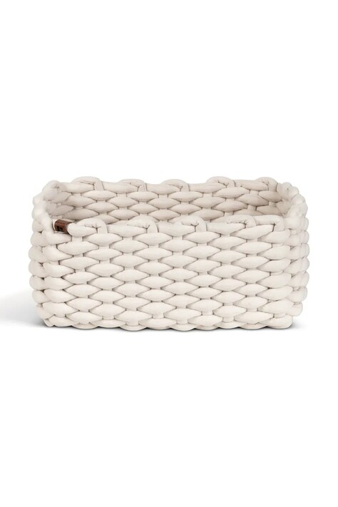 Bigso Box of Sweden kosz do przechowywania z dodatkiem lnu 35 x 25 x 14 cm 6994S0901-99
