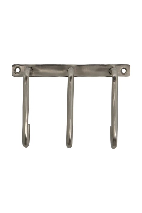 House Doctor wieszak ścienny ze stali nierdzewnej 15 x 4 x 10 cm 205345019