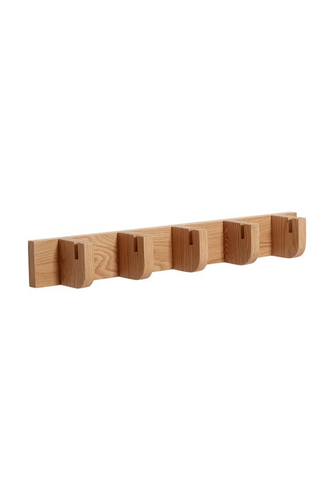 Hübsch Wieszak ścienny z forniru dębowego 60 x 10 cm 881319