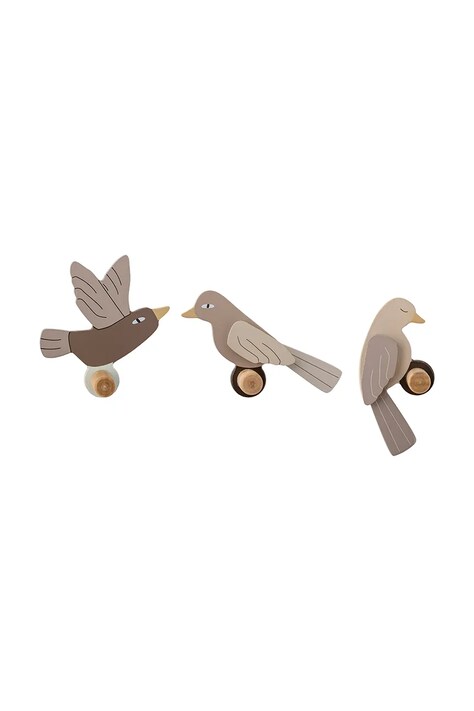 Bloomingville Zestaw haczyków z płyty MDF 8,5 x 10 x 4 cm 82063666