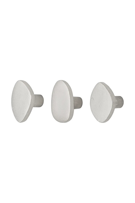 Bloomingville zestaw haczyków ściennych z aluminium 4 x 3 x 4 cm 82069423