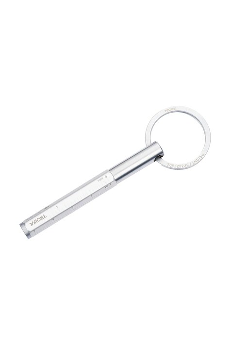 Troika brelok na klucze z aluminium 10 x 3 cm TRKYP20/SI