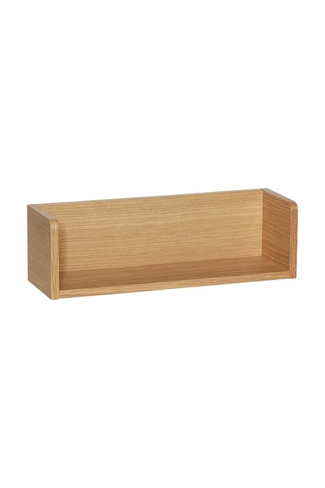 Hübsch półka ścienna z forniru dębowego 40 x 12 x 12 cm 882031