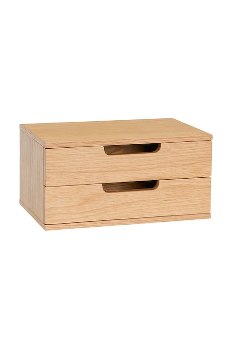 Hübsch polc függő tölgyfa furnérból 30 x 20 x 15 cm 881901