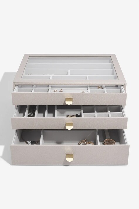 Stackers szkatułka na biżuterię 0 kolor szary 0