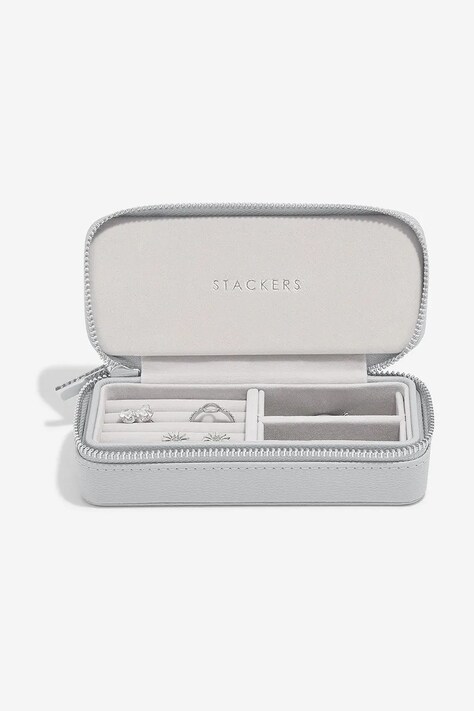 Stackers cutie de bijuterii culoarea gri, 0