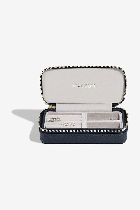 Stackers cutie de bijuterii culoarea albastru marin, 0