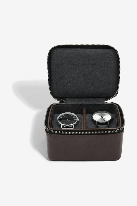 Stackers scatola per orologi da viaggio colore marrone 0