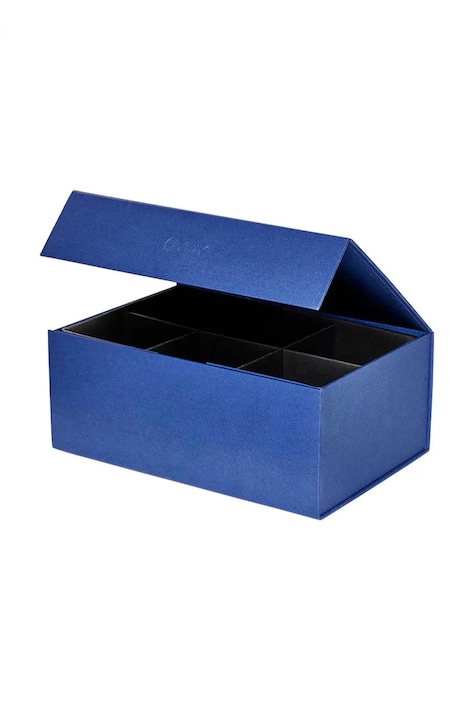 OYOY pudełko na biżuterię Hako 25 x 18 x 10,5 cm kolor granatowy