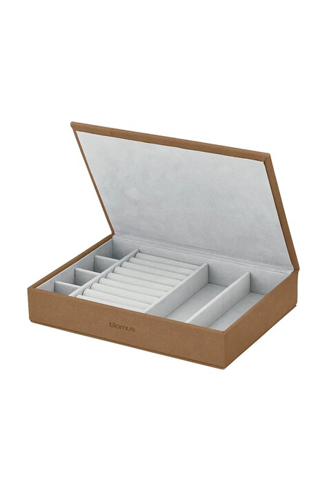 Blomus pudełko na biżuterię Sahla 22 x 15 x 4 cm kolor brązowy