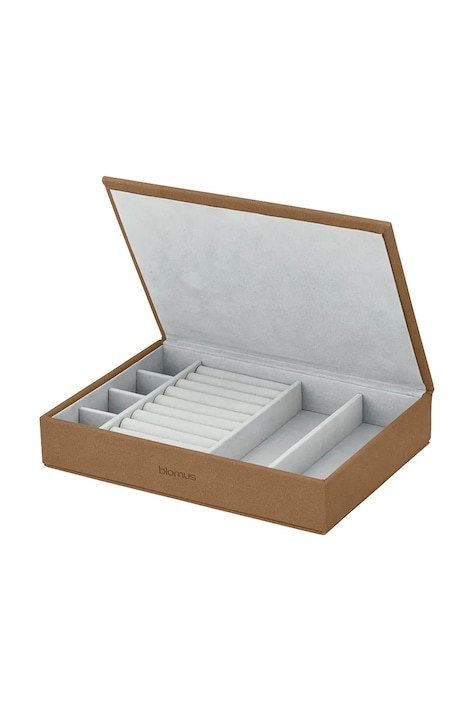 Кутия за бижута Blomus Sahla 22 x 15 x 4 cm в кафяво