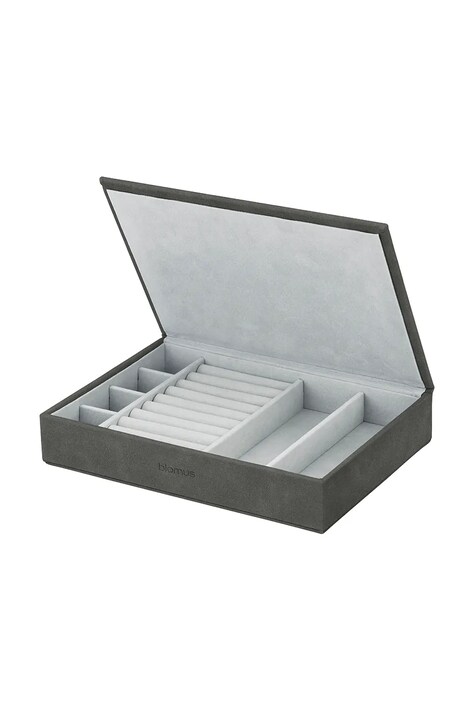 Blomus pudełko na biżuterię Sahla 22 x 15 x 4 cm kolor czarny