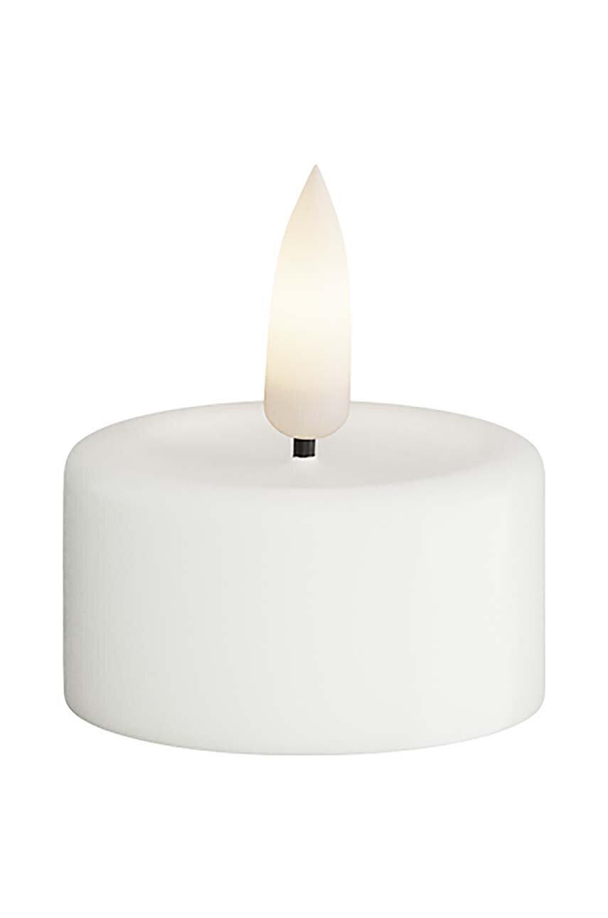 Deluxe Homeart Candela LED senza fiamma per interni, a forma di cono, con tecnologia Real Flame™️ - Candela alimentata a batteria (20 cm, bianca Deluxe Homeart Candela LED senza fiamma per interni, a forma di cono, con tecnologia Real Flame™️ - Candela alimentata a batteria (20 cm, bianca
