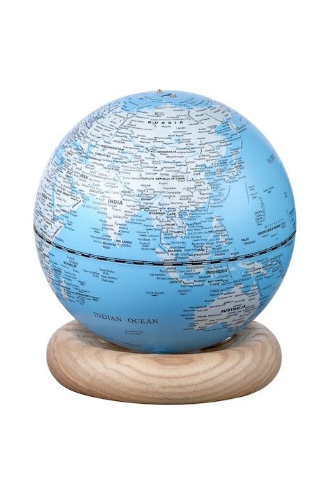 Gingko Design decorație cu led Atlas Globe Mini culoarea alb