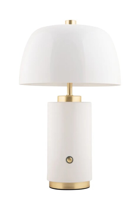 Bezdrôtová led stolná lampa Leitmotiv Freya biela farba
