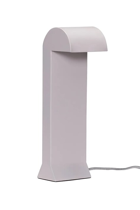 Stolná lampa Hübsch Soothe šedá farba