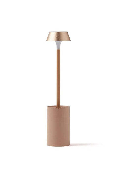 Bezdrátová LED lampička na čtení Lexon Mimi žlutá barva