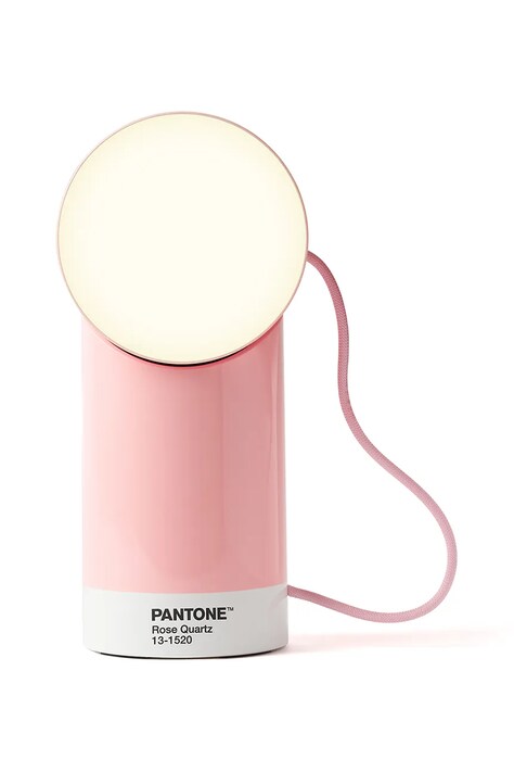 Lexon przenośna lampa led Orbe x Pantone kolor różowy