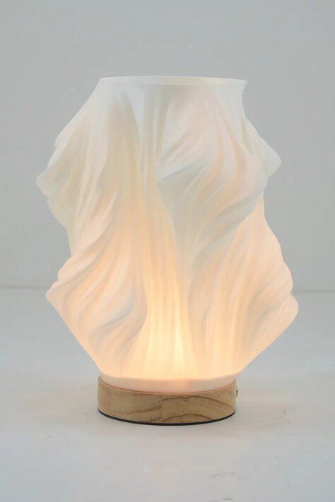 Stolná lampa Palais Royal Forme Lightning biela farba
